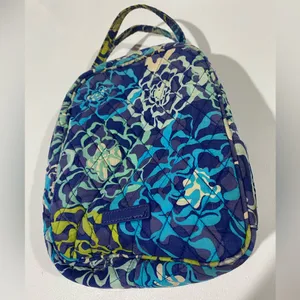 Vera Bradley Floral Blue and Green Women's lunch Bag thumbnail 6