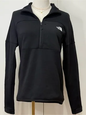 The North Face TNF Performance Fleece Quarter Zip Jacket Small Black Outdoor thumbnail 6