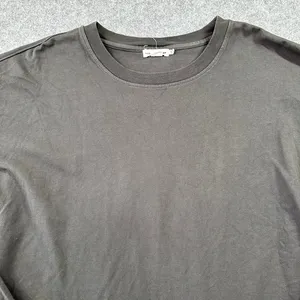 Good American Charcoal Grey Long Sleeve Cotton T-Shirt Size 3/4 L/XL Casual‎ Top thumbnail 2