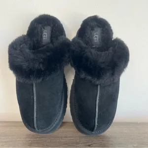 Ugg Disquette Women's Slipper Size 8 Black with Original Box SKU#24318 thumbnail 10