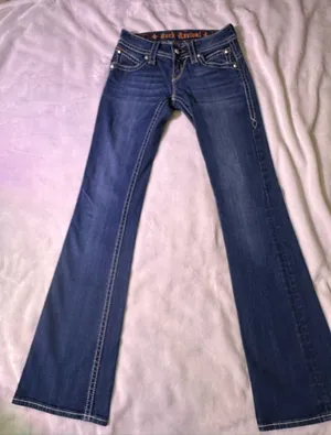 Rock Revival Dark Blue Flare Jeans thumbnail 1