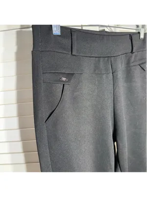 New Mix Black career office ponte pants stretchy resort cruise cocktail goth alt travel thumbnail 9