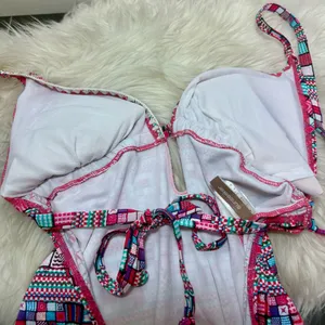 SUNSEEKER Australia NWOT Geometric Print Halter One-Piece Swimsuit thumbnail 5