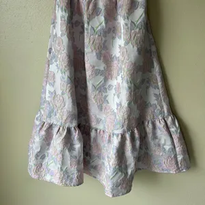 B. Right Coquette Pink Floral Lily Strapless Midi Dress Size Small thumbnail 4