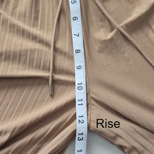 Brown Wide Leg Accordion‎ Beach Resort Flowy Vacation Lock & Love Pants Small thumbnail 7
