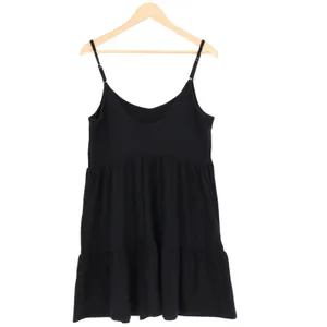 Wild Fable Tank Top Womens XL Black Pleated Stretch Scoop Neck Spaghetti Strap thumbnail 4
