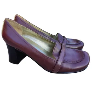 Vintage brown nine west Y2K pumps sz 6 thumbnail 3