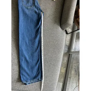 Levis Low Pro Straight‎ Jeans Womens 26 Distressed Medium Wash Blue Denim A0964 thumbnail 9