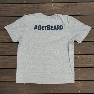 Grey Nike 2013 Ref Sox Baseball Team Graphic Tee #GetBeard T-Shirt thumbnail 4