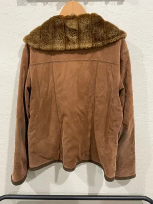 Brown Fleece Lined Coat Size M thumbnail 3