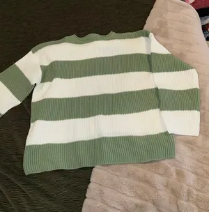 Striped sweater Green Size XL thumbnail 1