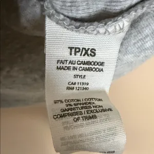 Garage Light Gray Zip Mock Neck Tee thumbnail 4