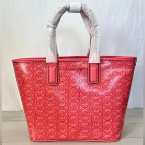 Michael Kors Small Jodie Tote Grapefruit Logo thumbnail 1