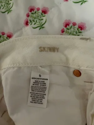 American Eagle White Jeans Skinny Stretch 0 thumbnail 5
