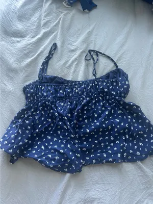 Small floral babydoll top thumbnail 2