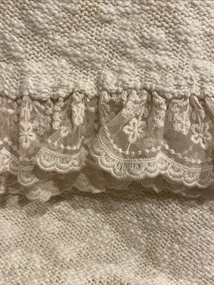 Altar’d State Katy Lace Hem Crop Sweater NWT XXL thumbnail 4