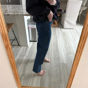 Abercrombie & Fitch Mid Rise 90s Straight Jeans Medium Wash Size 28 Regular thumbnail 3