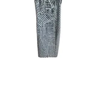 Nicole Miller Mini‎ Dress Women M Gray Black Ripple Bodycon Rave Y2K Retro Club thumbnail 8