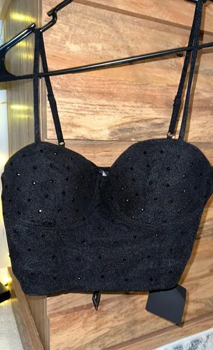 Lulus Black Rhinestone Set thumbnail 5