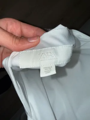 ZARA Dress White Sequin thumbnail 4