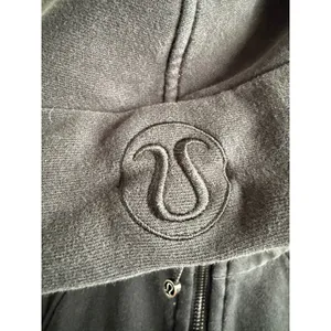 Lululemon Scuba Oversized Full Zip Hoodie Black‎ XS/S Sweatshirt Jacket thumbnail 4