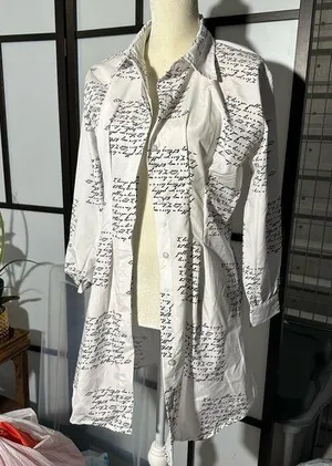 Spoon shirt long jacket top White Size M thumbnail 1