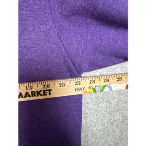 Hanes Womens Sweatshirt Comfort Blend‎ Purple Large Long Sleeve Cotton Blend thumbnail 7