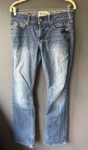 Ariat Real Denim Mid Rise Bootcut Jeans Size 27 x 32 thumbnail 1