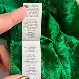 Aerie Holiday Best Lace Waffle Longline Bralette in Everglade Size M New thumbnail 10