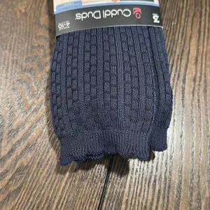 Cuddl Duds Plushfill Crew Socks NEW Navy Marled Gray Cream Warm Cozy Size 4-10 thumbnail 5