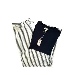 NWT Haven Well Within Navy Organic Cotton Slub Tee Small thumbnail 8