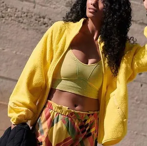 FP Movement by Yellow Ziggy Up Fleece Jacket thumbnail 1