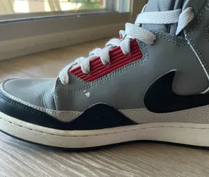 Nike Alphaballer Mid Grey/Red Shoes thumbnail 1