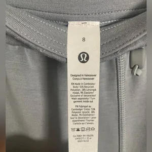 NWT Lululemon Athletica High Rise Softstreme Pants in Rhino Grey Size 8 thumbnail 6