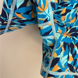 Offline by Aerie Printed Bike Shorts Size Small Blue thumbnail 5