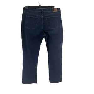 Levi's‎ Classic Straight Plus Size 16 Dark Wash Straight Jeans thumbnail 4