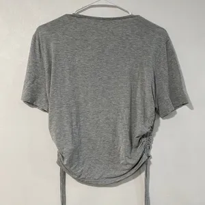 By Egreis Gray Ruched Side Top Large Adjustable Drawstring Cutout Y2K thumbnail 4