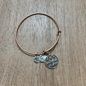 ALEX AND ANI | Bundle‎ of Winter Charm Bracelets Bangle Snowflake Christmas Snow thumbnail 2