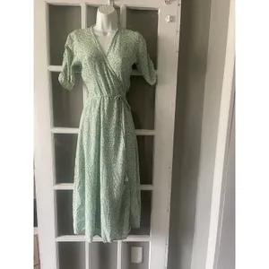 Faithfull the Brand Floral Wrap Midi Dress thumbnail 6
