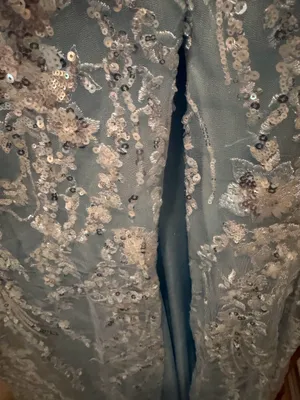 Sherri Hill Prom Dress Blue thumbnail 9