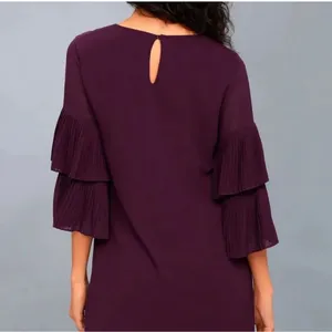 Lulus Move and‎ Shake Plum Purple Shift Dress Size Small thumbnail 3