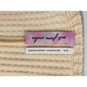 Urban Outfitters Out From Under Cream Waffle Knit Ruched Crop Top NWOT Small thumbnail 4