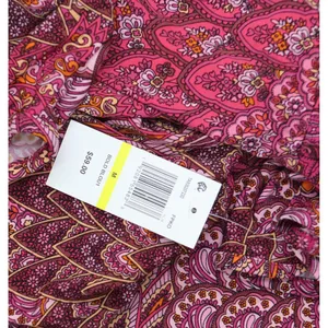 NWT Prelude Womens Knit Bell-Sleeve Top Pink Peacock M thumbnail 7