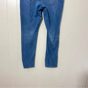 Levi’s 724 High Rise Straight Jeans Women’s Size 33 Distressed Blue Denim thumbnail 5