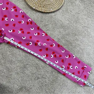Boden Women’s Sorrento Kensington Floral Pants Trousers Mid Rise Stretch Pink 6R thumbnail 16