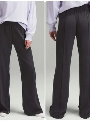 Lululemon Ribbed Softstreme Mid-Rise Pant Black thumbnail 2