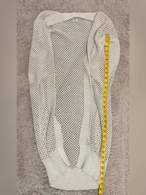 Time and Tru Women’s open front crotchet Ruana size XL thumbnail 12