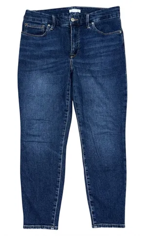 Good American Good Skinny Jeans 10 / 30 Indigo Dark Wash Cashmere Blend GPSK336T thumbnail 1