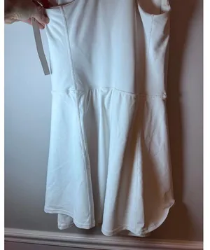 Aqua white athletic dress built in shorts size small tennis dress NWT $88 thumbnail 7