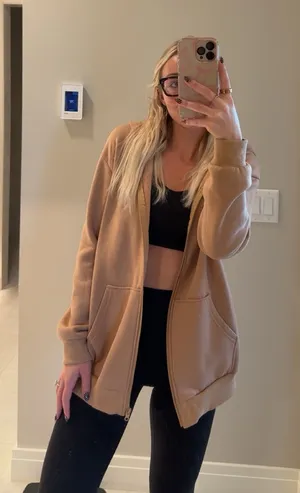 SheIn Oversized Full Zip thumbnail 1